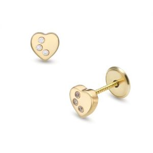 LISA arany baba és gyermek fülbevaló JTAG-5138 - Arany gyerek fülbevaló