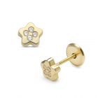 LISA arany baba fülbevaló csavaros csillag forma JTAG-0279