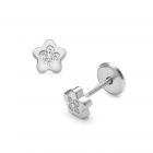 LISA fehér arany baba és gyermek fülbevaló JTAG-0331